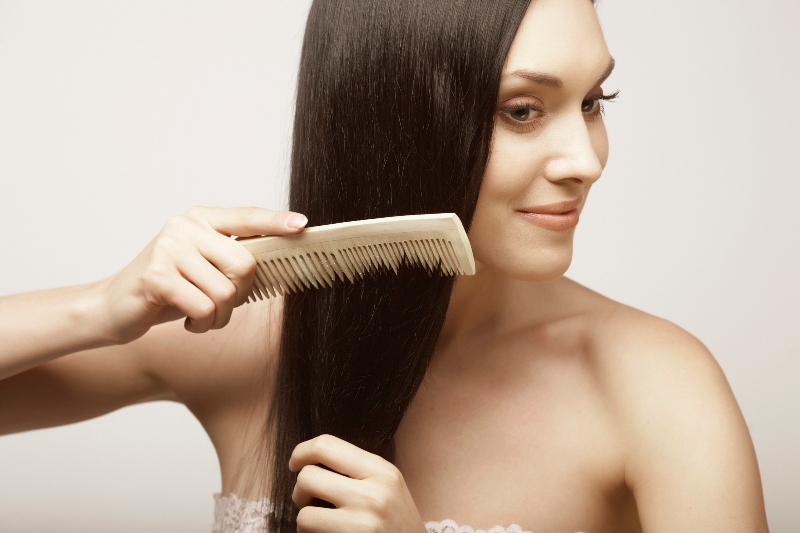 How to comb hair properly